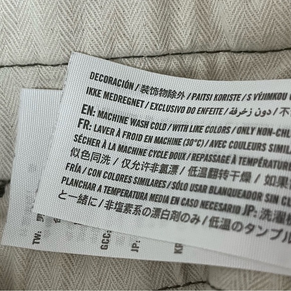 Vintage Y2K Abercrombie & Fitch Green Pleated Crop Pants Womens XS Preppy Coast - Picture 5 of 9